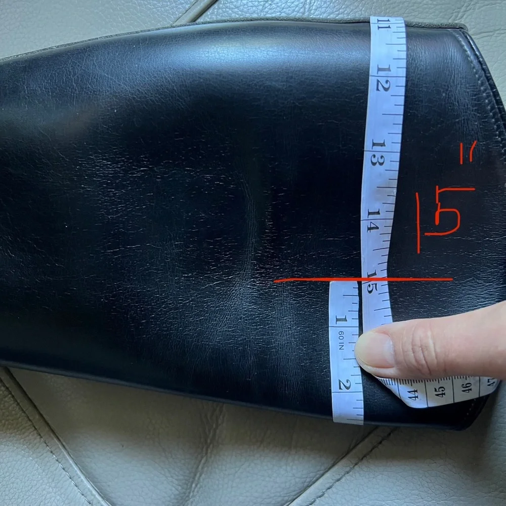 Vtg E Vogel Bespoke Equestrian Custom Made Leather Riding Boots Sz 6 - 6.5 Black